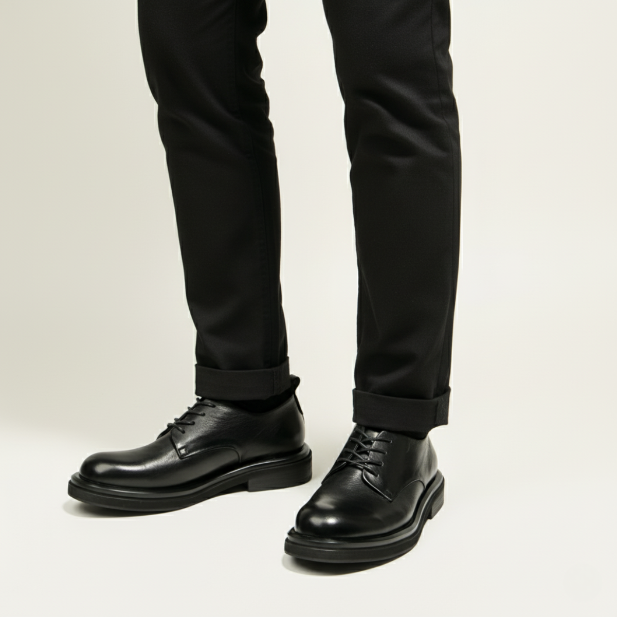 VogeLuxe | Men’s Chunky Derby Shoes 1