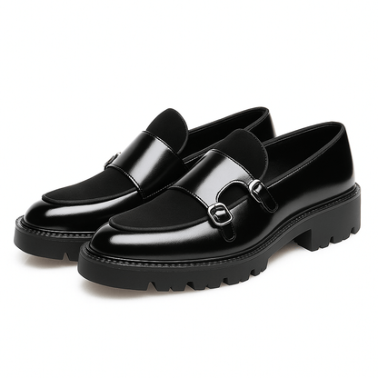 VogeLuxe | Men’s Chunky Monk Strap Loafers 5