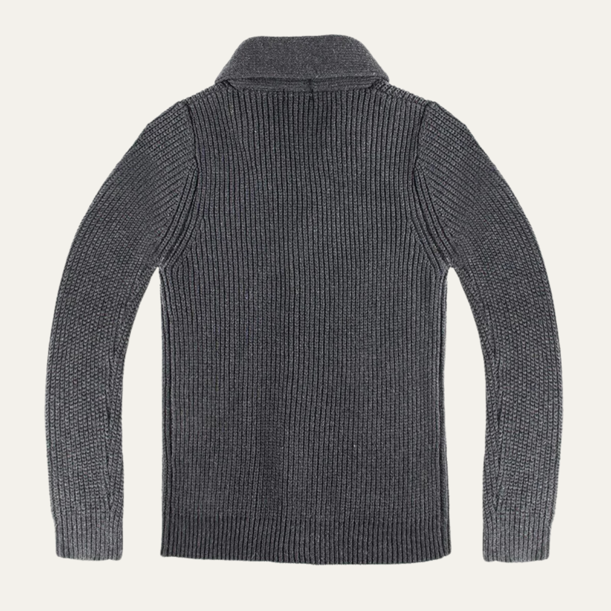 VogeLuxe | Men’s Chunky Ribbed Cardigan 1