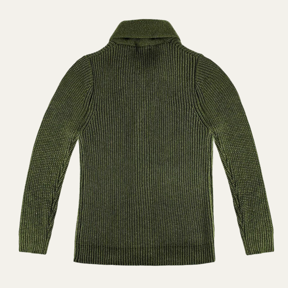 VogeLuxe | Men’s Chunky Ribbed Cardigan 2