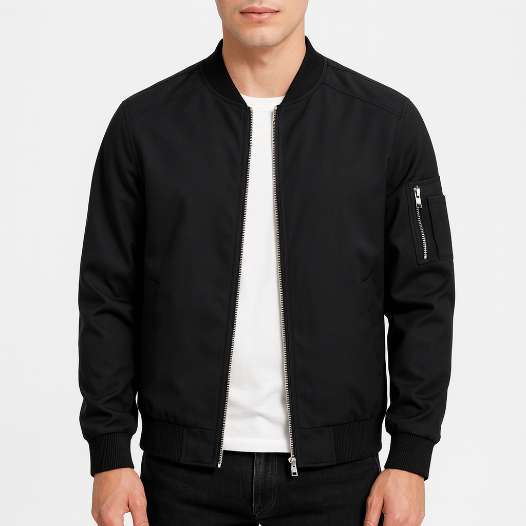 VogeLuxe | Men’s Classic Bomber Jacket 0