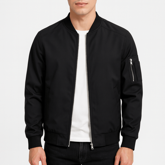 VogeLuxe | Men’s Classic Bomber Jacket 0