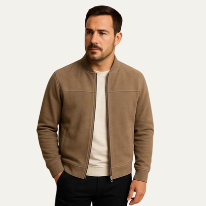 VogeLuxe | Men’s Classic Bomber Zip-Up Jacket 0