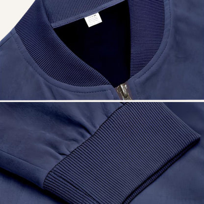 VogeLuxe | Men’s Classic Bomber Zip-Up Jacket 8