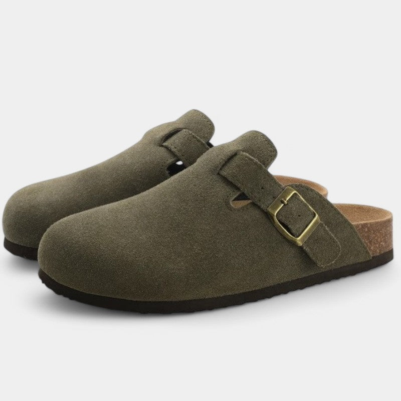 VogeLuxe | Men’s Classic Buckled Slip-On Clogs 2