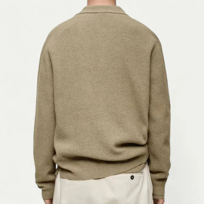 VogeLuxe | Men’s Classic Button-Up Cardigan 2