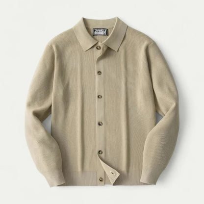 VogeLuxe | Men’s Classic Button-Up Cardigan 3
