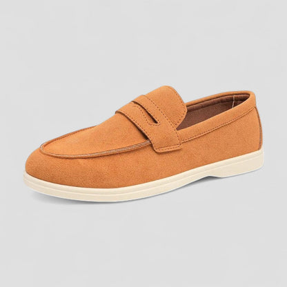 VogeLuxe | Men’s Classic Canvas Penny Loafers 0