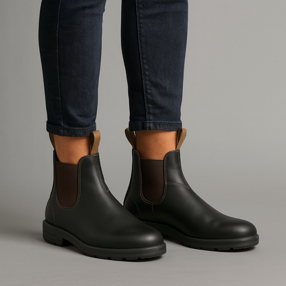 VogeLuxe | Men’s Classic Chelsea Work Boots 1