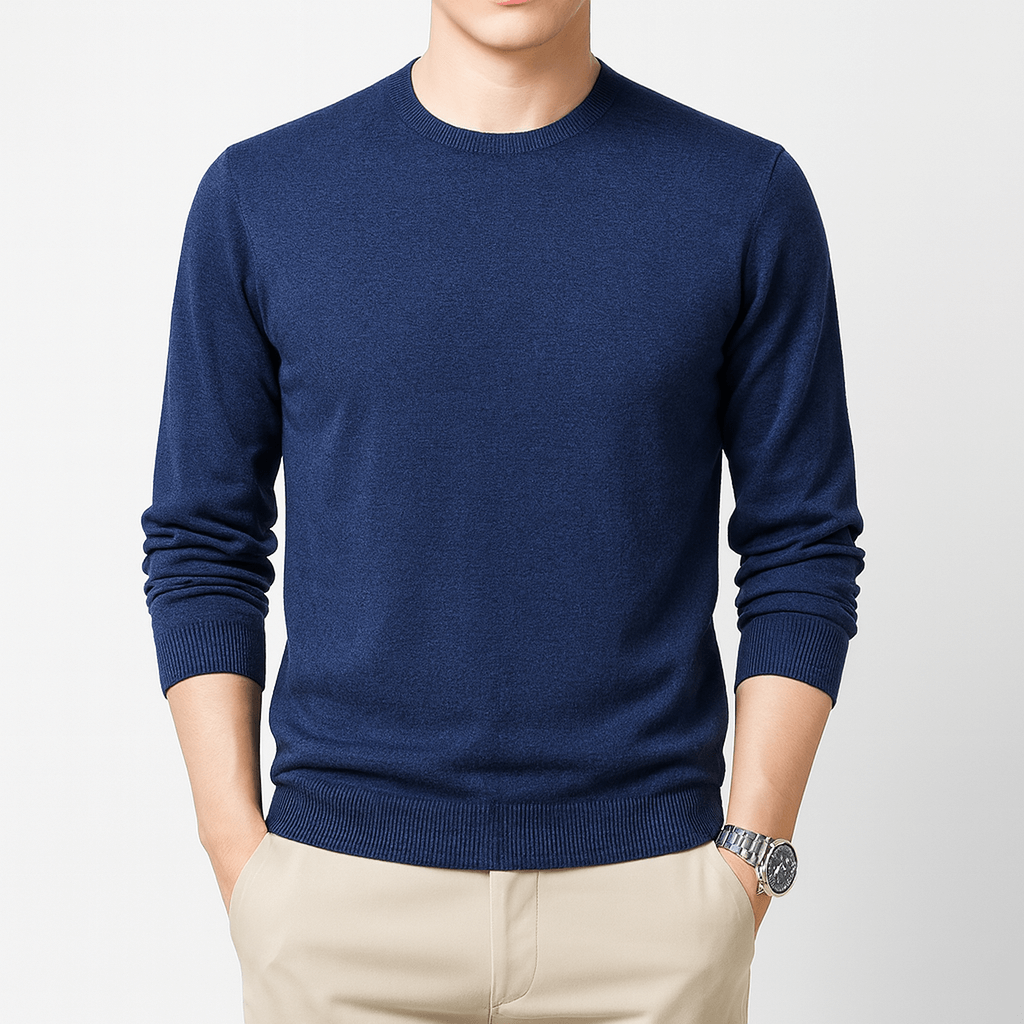 VogeLuxe | Men’s Classic Cotton Pullover Sweater 0