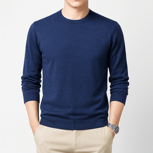 VogeLuxe | Men’s Classic Cotton Pullover Sweater 0
