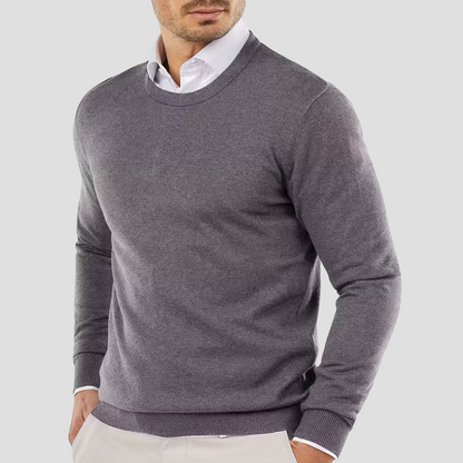 VogeLuxe | Men’s Classic Crewneck Knit Sweater 2