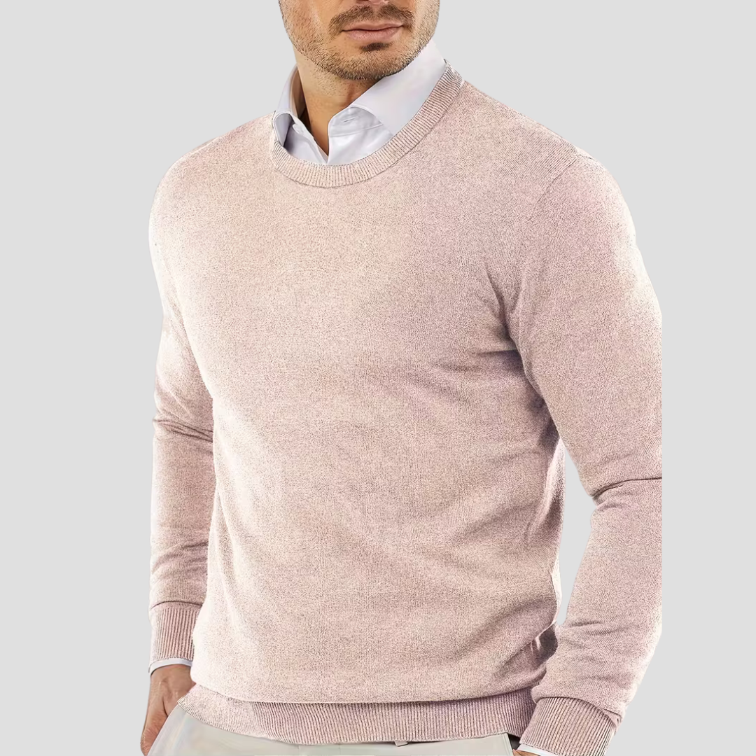 VogeLuxe | Men’s Classic Crewneck Knit Sweater 4