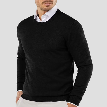 VogeLuxe | Men’s Classic Crewneck Knit Sweater 6