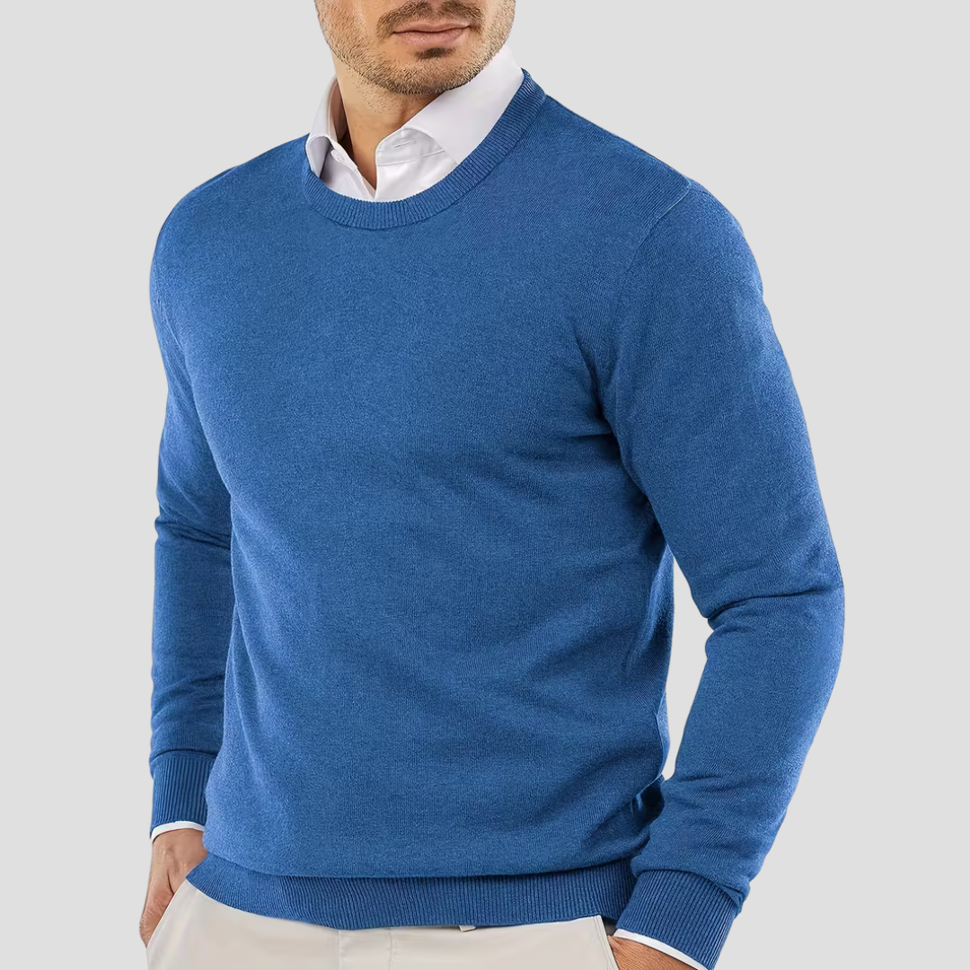 VogeLuxe | Men’s Classic Crewneck Knit Sweater 7