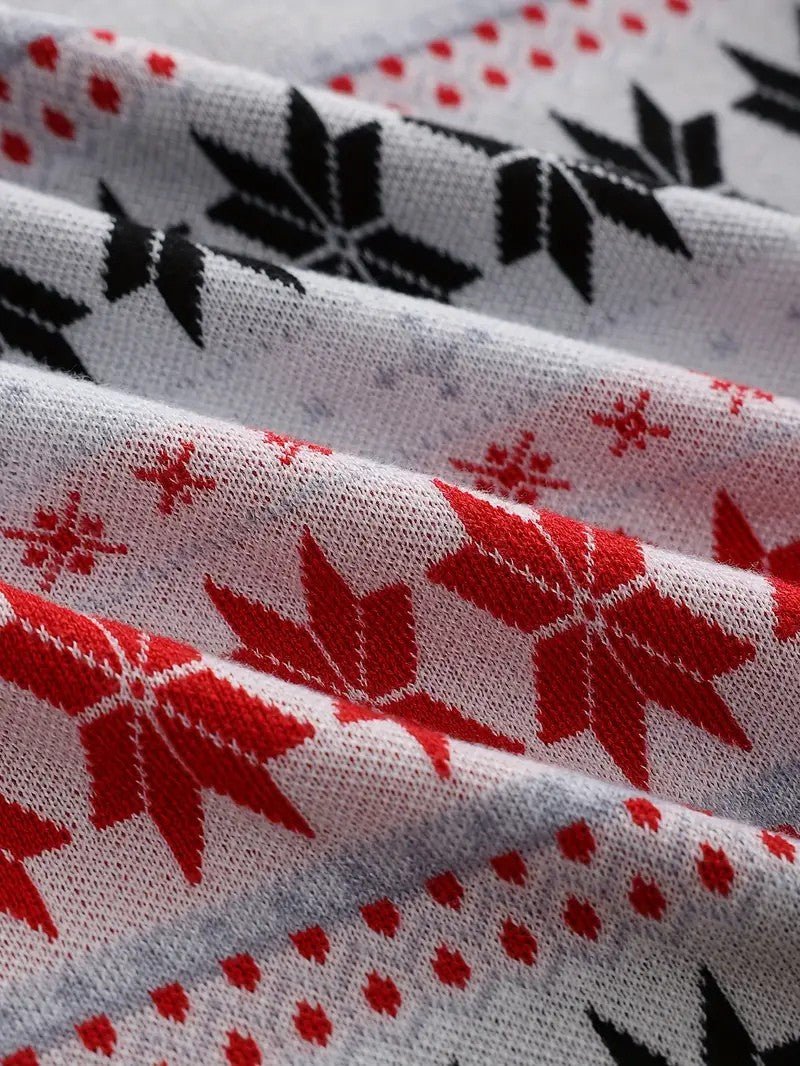 VogeLuxe | Men’s Classic Fair Isle Reindeer Christmas Sweater 5