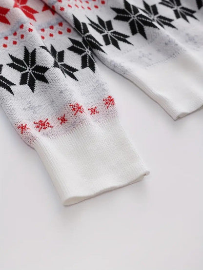 VogeLuxe | Men’s Classic Fair Isle Reindeer Christmas Sweater 6