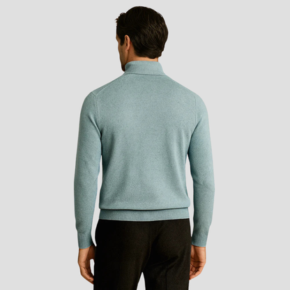 VogeLuxe | Men’s Classic Fitted Turtleneck Sweater 3