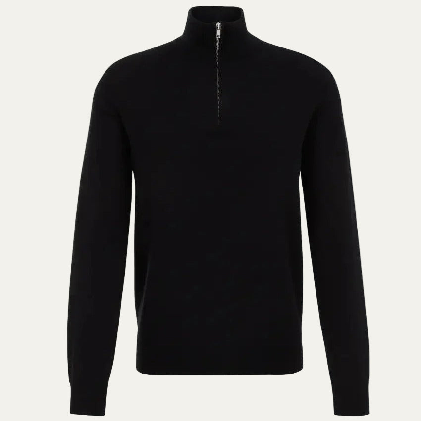VogeLuxe | Men’s Classic Knit Sweater with Funnel Neck 1