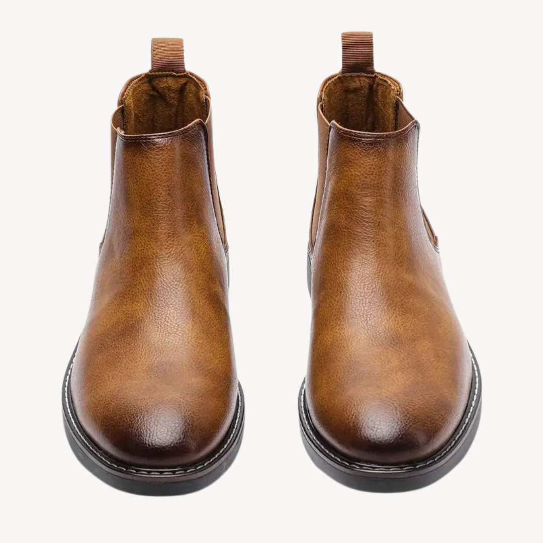 VogeLuxe | Men’s Classic Leather Chelsea Boots 2