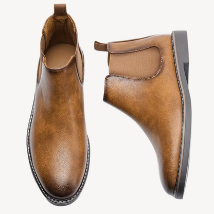 VogeLuxe | Men’s Classic Leather Chelsea Boots 3