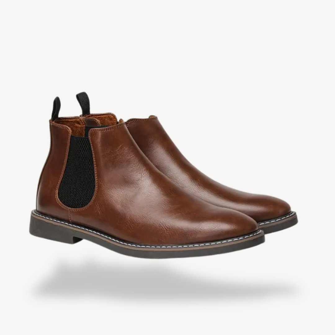 VogeLuxe | Men’s Classic Leather Chelsea Boots 6