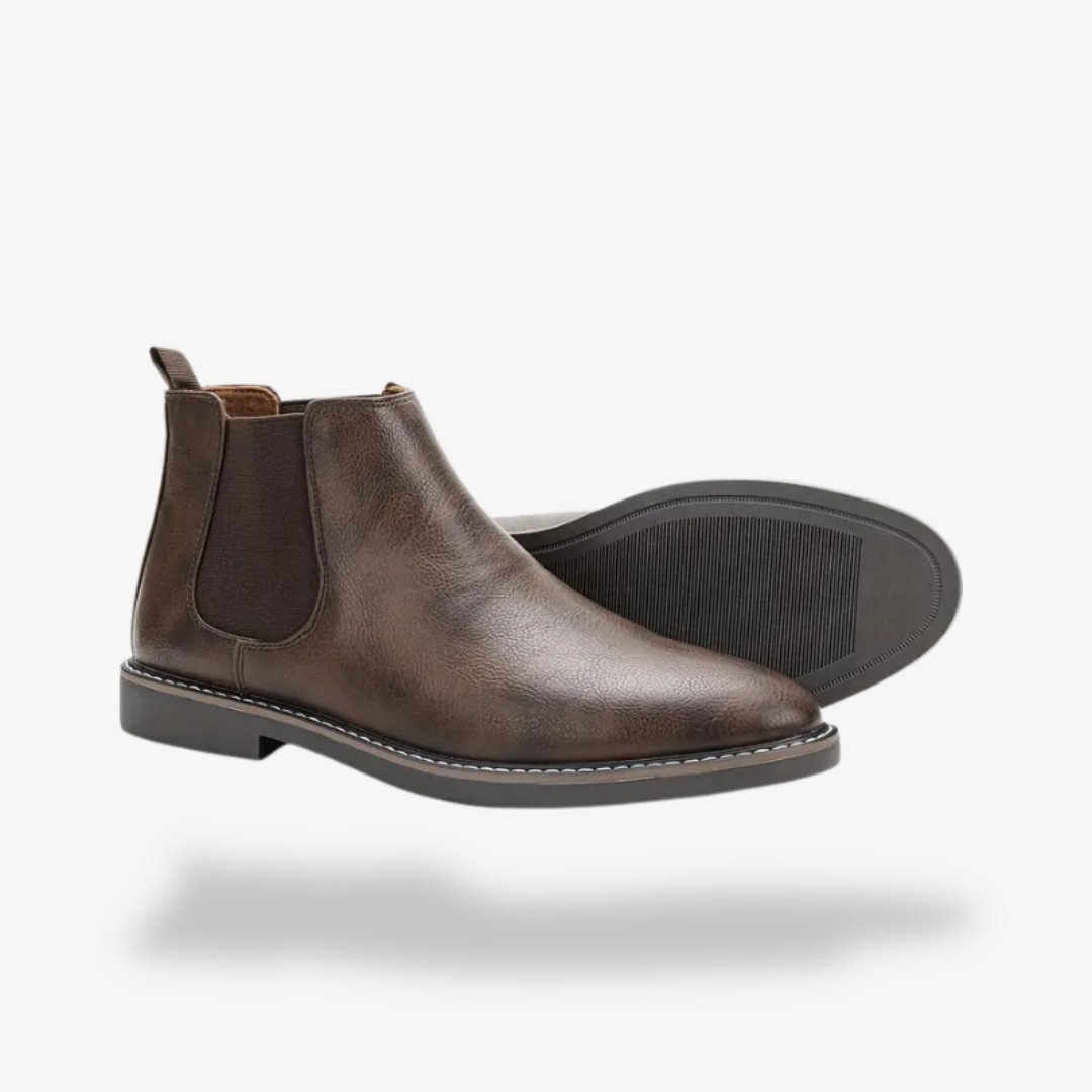 VogeLuxe | Men’s Classic Leather Chelsea Boots 7