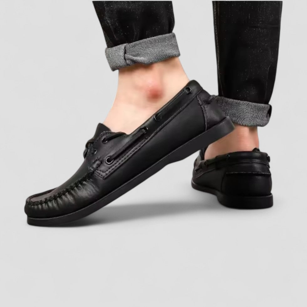 VogeLuxe | Men’s Classic Leather Loafer Shoes 1