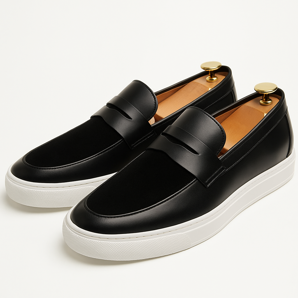 VogeLuxe | Men’s Classic Leather Loafers 0