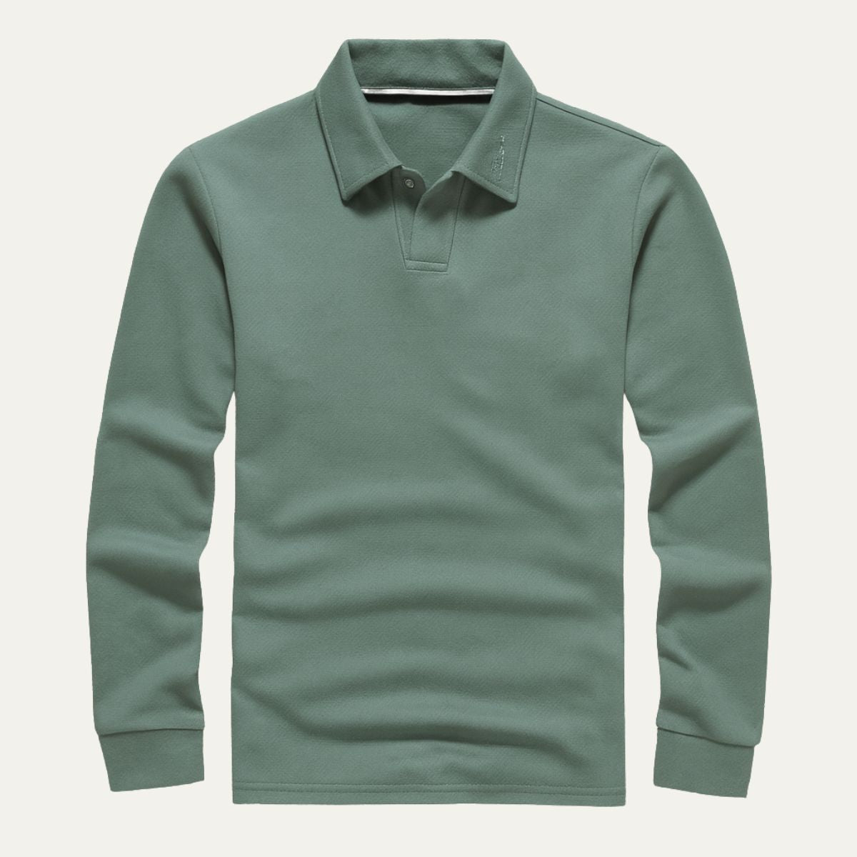 VogeLuxe | Men’s Classic Long-Sleeve Polo 0