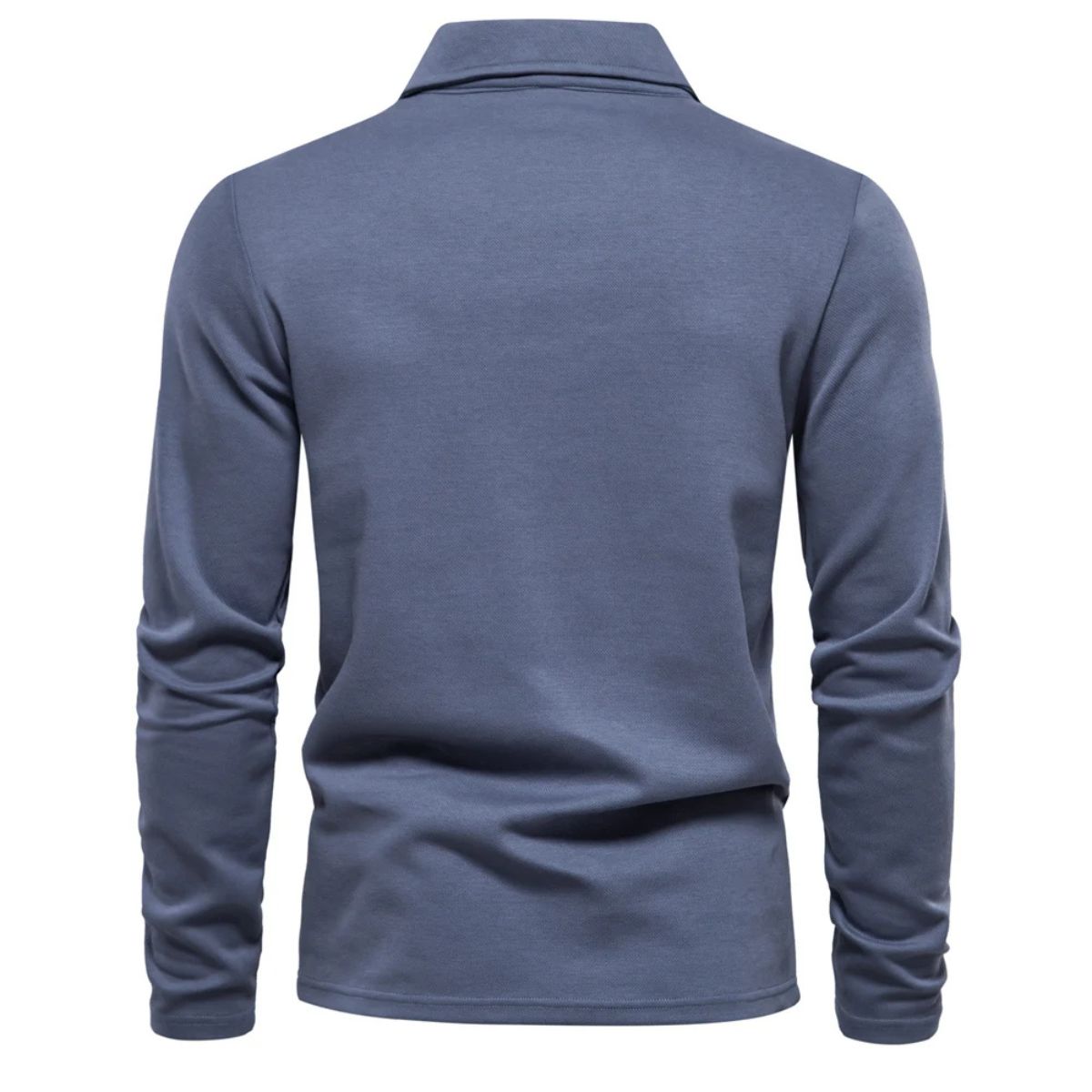 VogeLuxe | Men’s Classic Long-Sleeve Polo 6