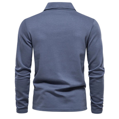 VogeLuxe | Men’s Classic Long-Sleeve Polo 6