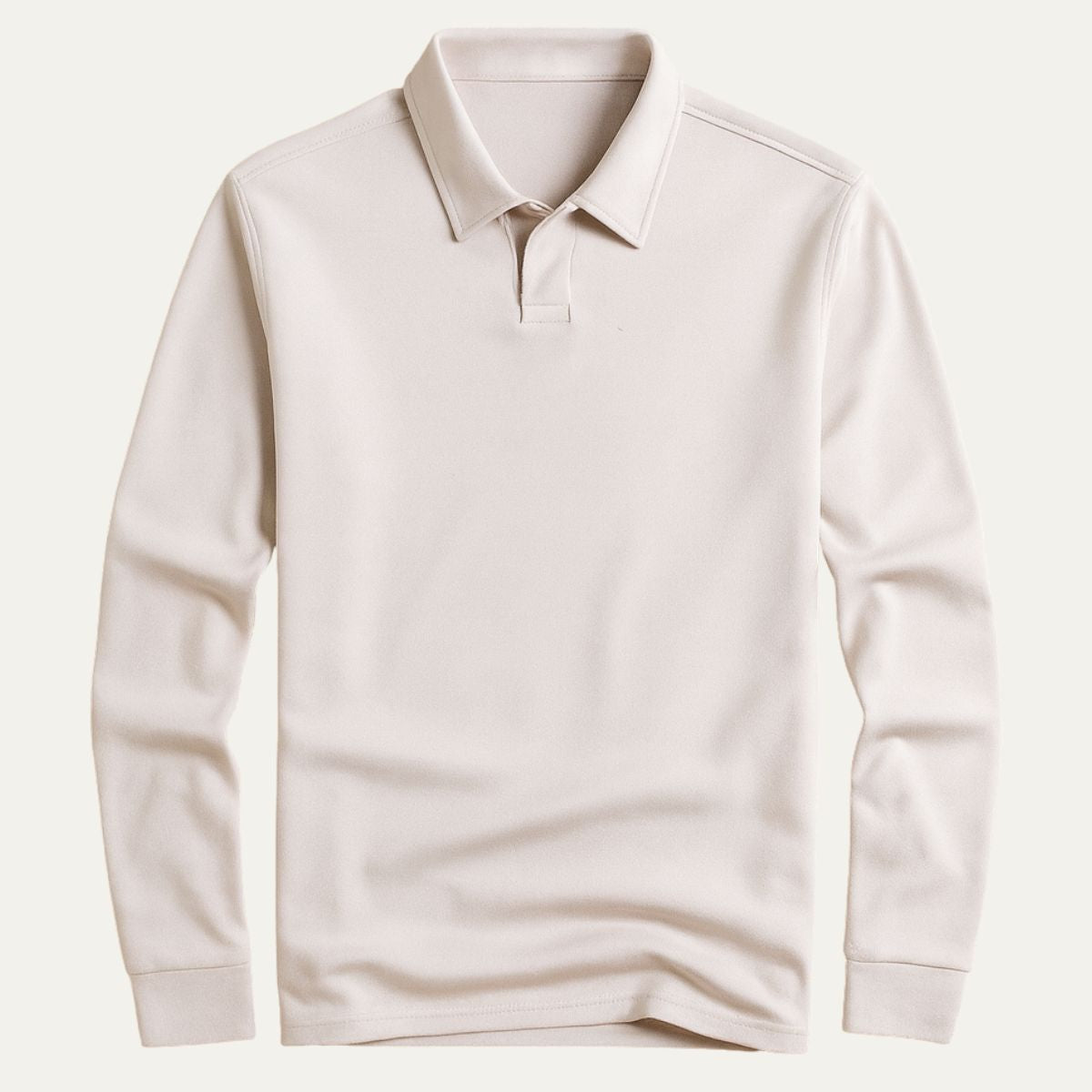 VogeLuxe | Men’s Classic Long-Sleeve Polo 9