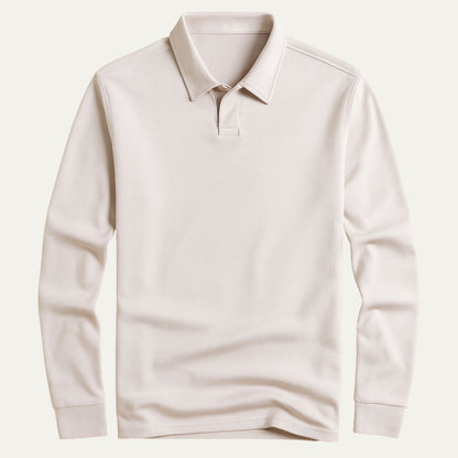 VogeLuxe | Men’s Classic Long-Sleeve Polo 9