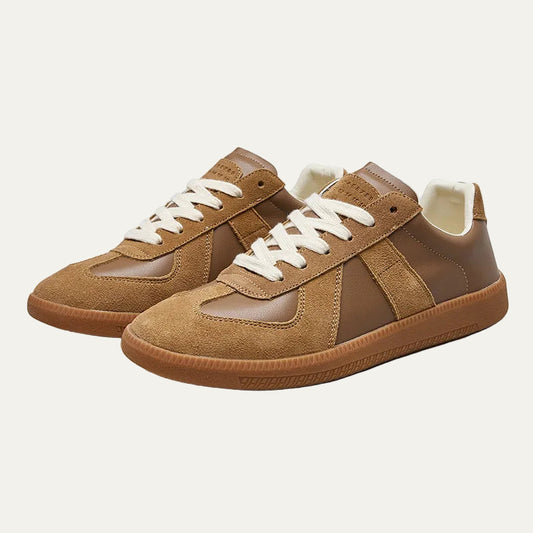 VogeLuxe | Men’s Classic Low-Top Sneaker with Leather 0