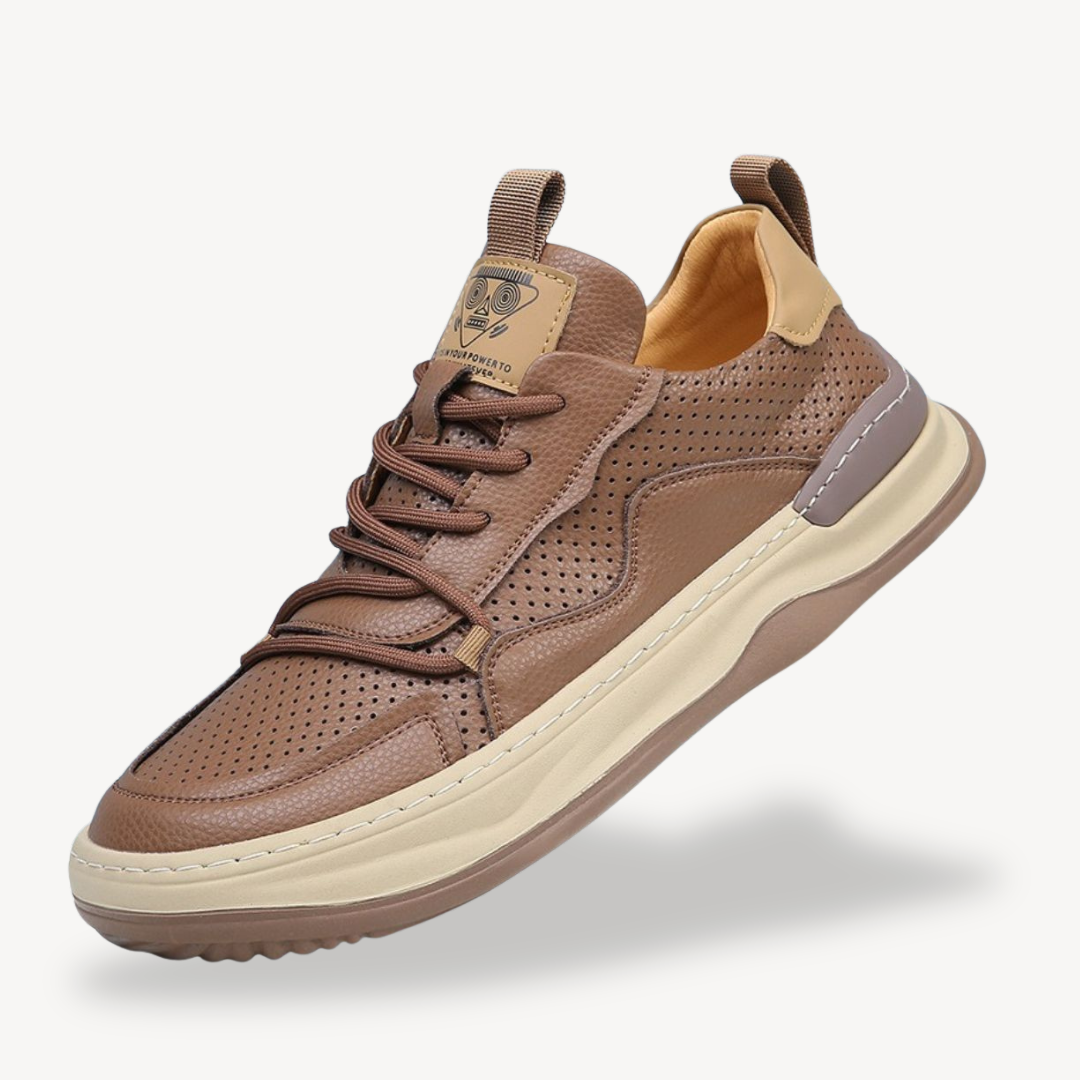 VogeLuxe | Men’s Classic Perforated Sneakers 0