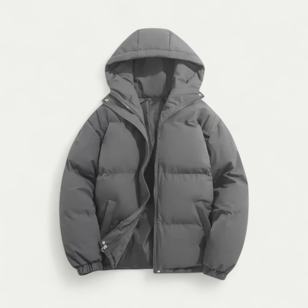 VogeLuxe | Men’s Classic Puffer Hooded Jacket 5