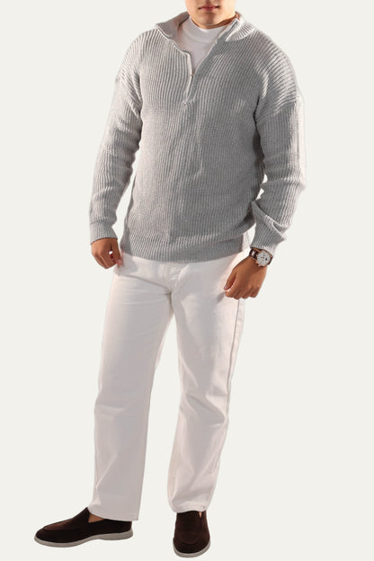 VogeLuxe | Men’s Classic Quarter-Zip Jumper 3