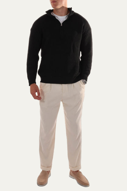 VogeLuxe | Men’s Classic Quarter-Zip Jumper 5