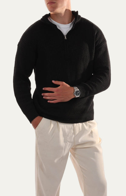 VogeLuxe | Men’s Classic Quarter-Zip Jumper 6
