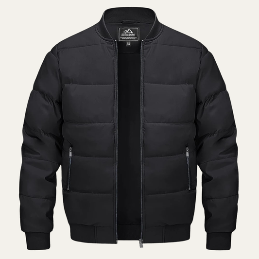 VogeLuxe | Men’s Classic Quilted Bomber Puffer Jacket 0