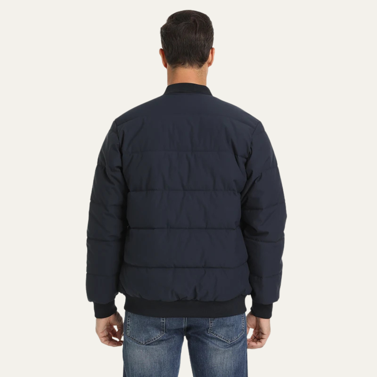 VogeLuxe | Men’s Classic Quilted Bomber Puffer Jacket 2