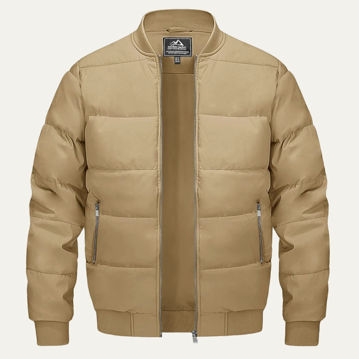 VogeLuxe | Men’s Classic Quilted Bomber Puffer Jacket 7