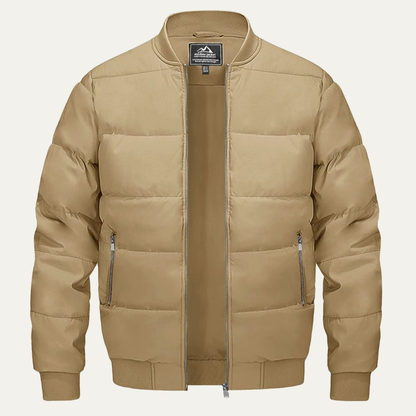 VogeLuxe | Men’s Classic Quilted Bomber Puffer Jacket 7