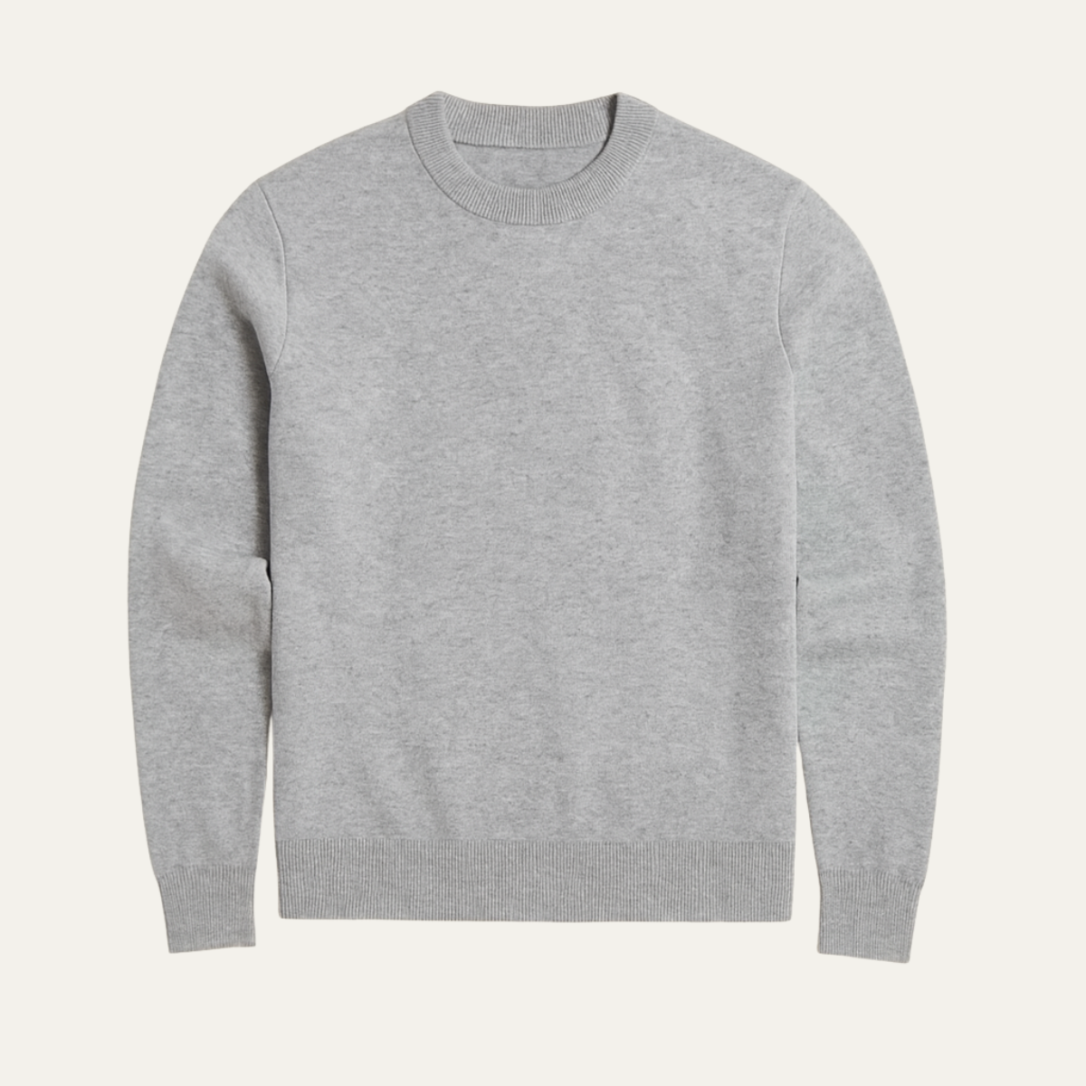 VogeLuxe | Men’s Classic Ribbed Mock-Neck Sweater 1