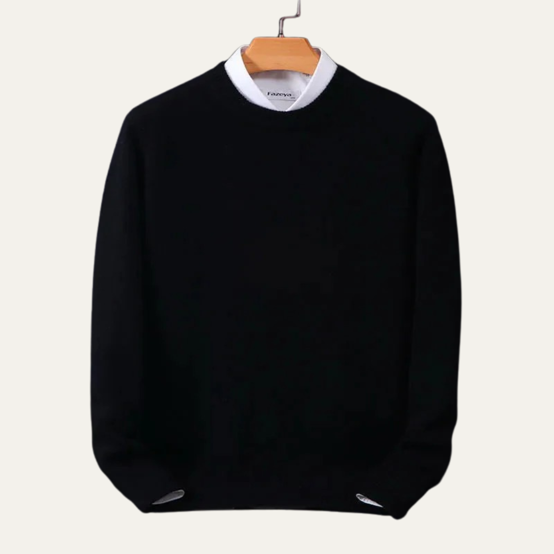 VogeLuxe | Men’s Classic Round Knit Sweater 0
