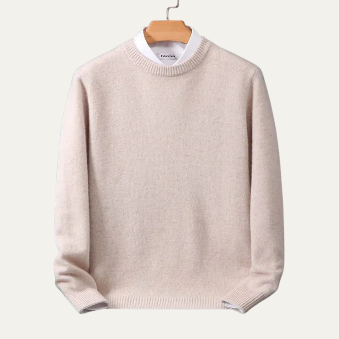 VogeLuxe | Men’s Classic Round Knit Sweater 4