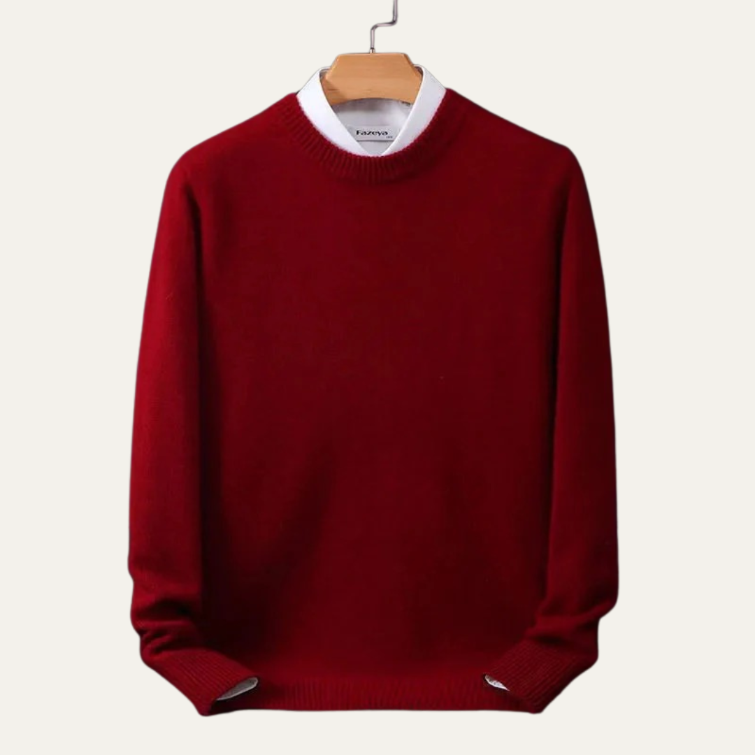 VogeLuxe | Men’s Classic Round Knit Sweater 5