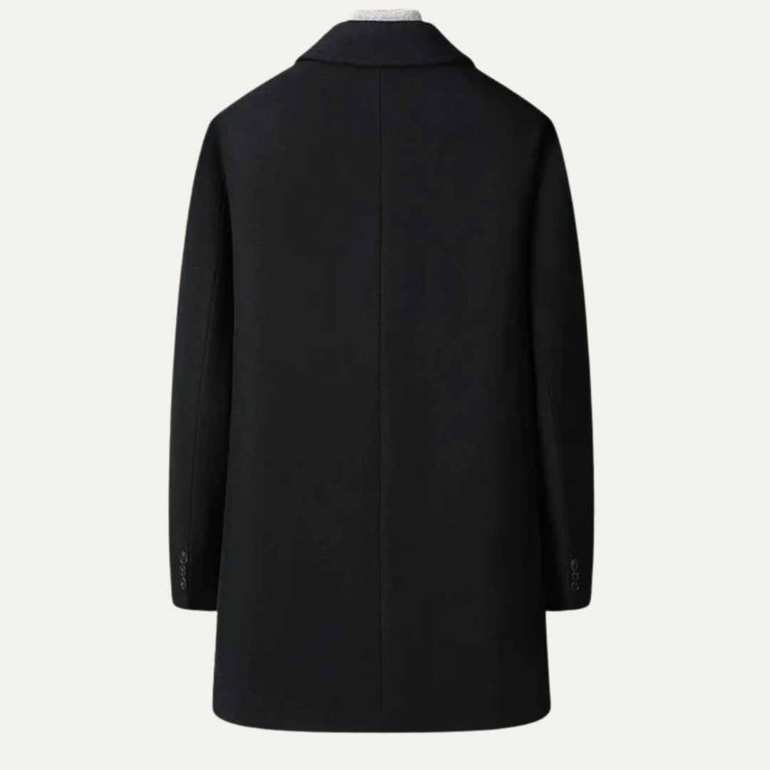 VogeLuxe | Men’s Classic Single-Breasted Coat 3