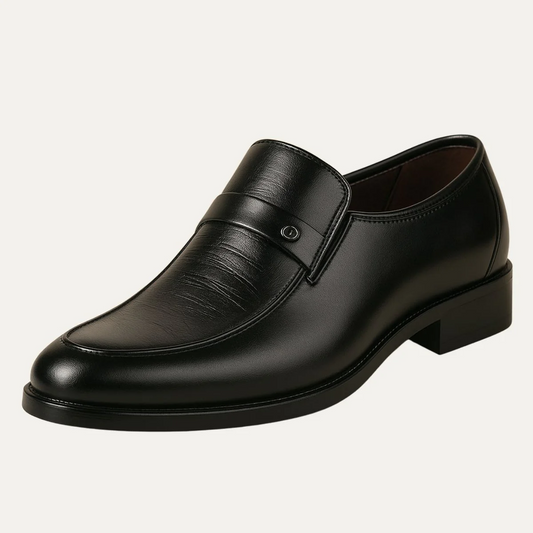VogeLuxe | Men’s Classic Square-Toe Loafers 0
